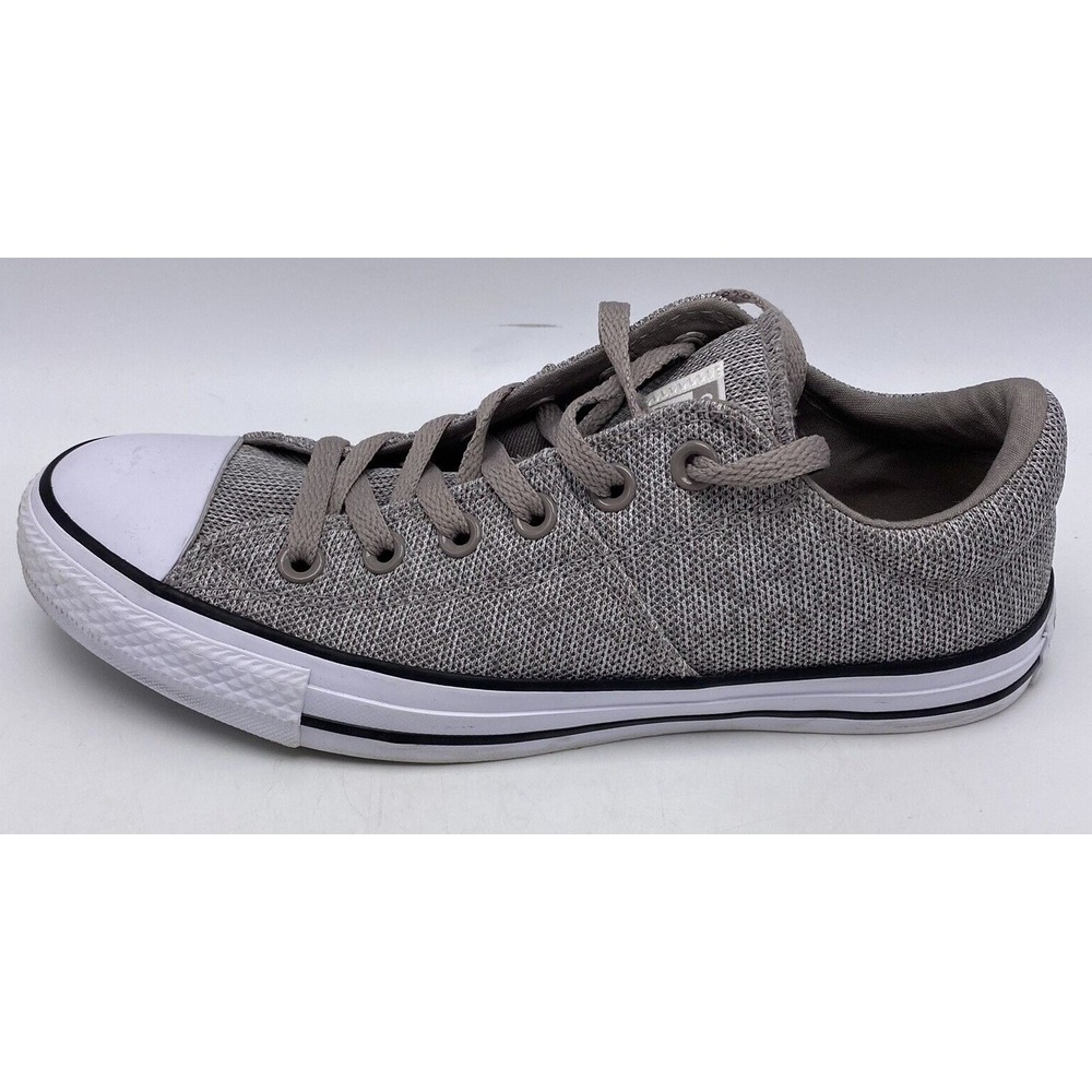 Converse Sneaker Womans 9 All Star Low Top Gray Material Punk Retro 90's Grunge